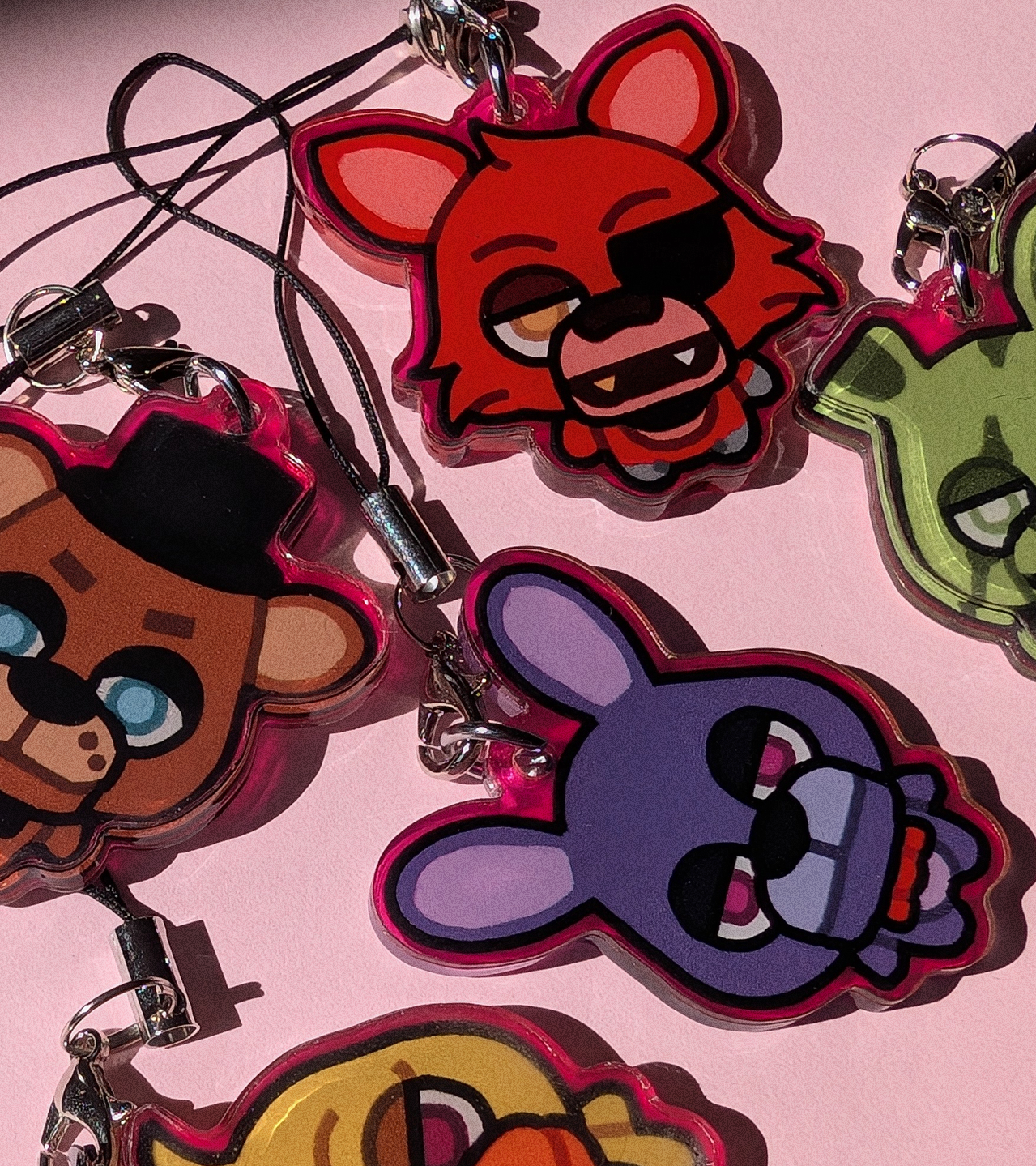 Mini FNAF KEYCHAINS.