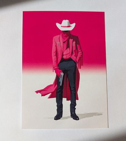 Pink Cowboy A6 PRINT.