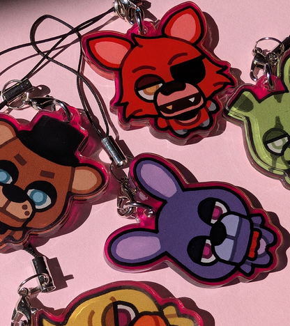 Mini FNAF KEYCHAINS.