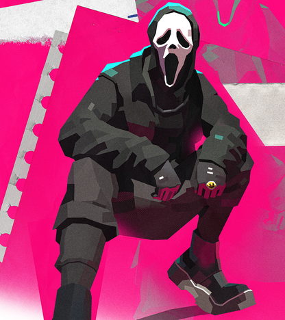 Pink Slasher A6 PRINT.